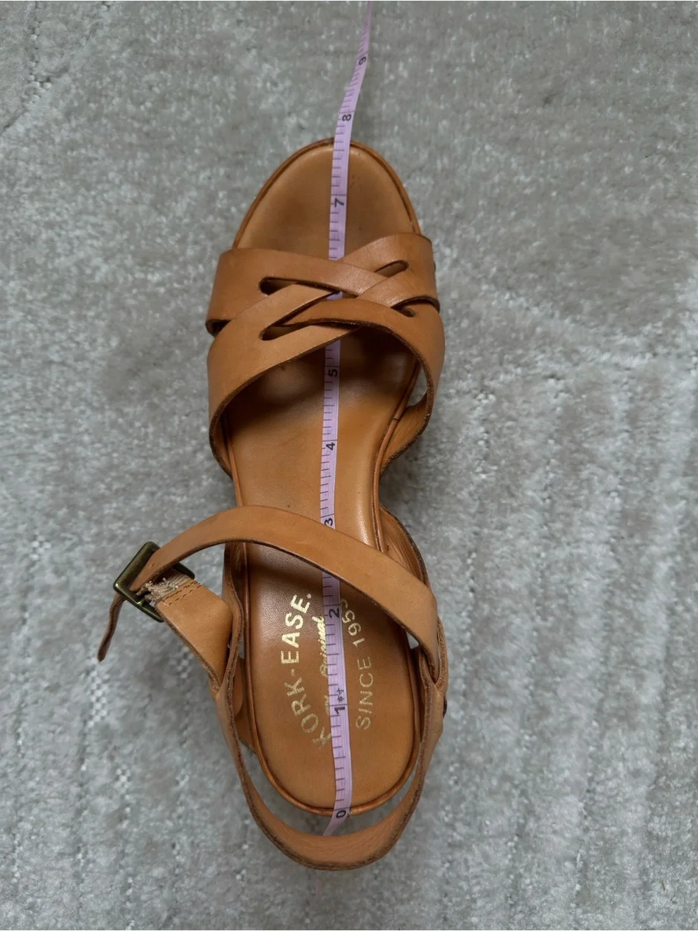 Kork-Ease Leather Platform Sandals